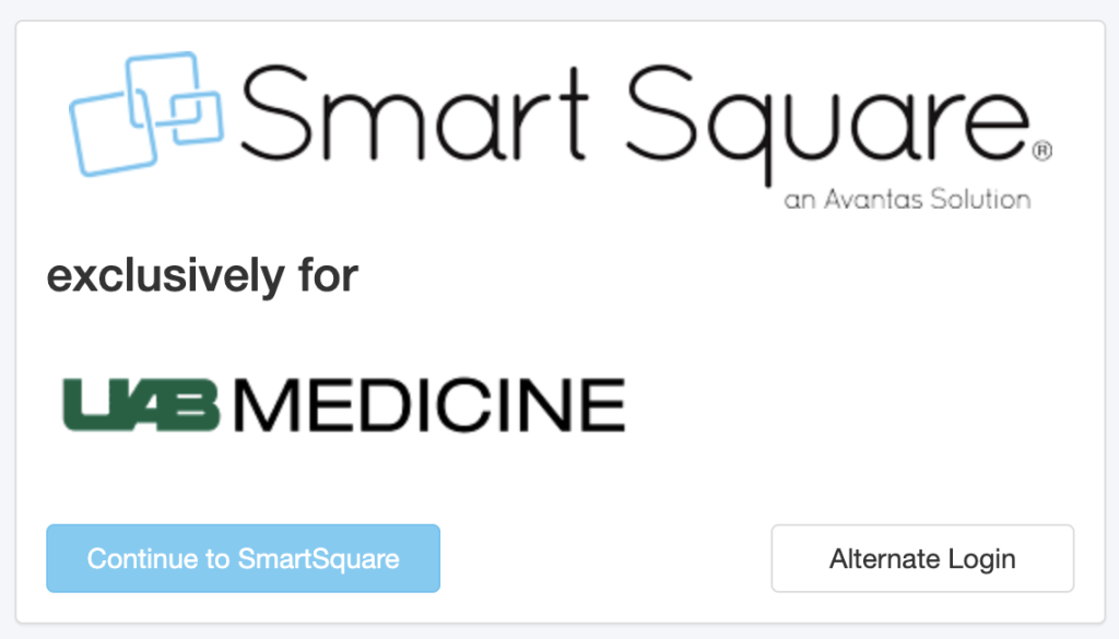 How to Log in to Smart Square UAB Step 1