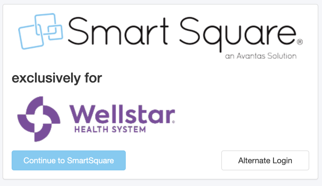 How to Log in to Smart Square WellStar